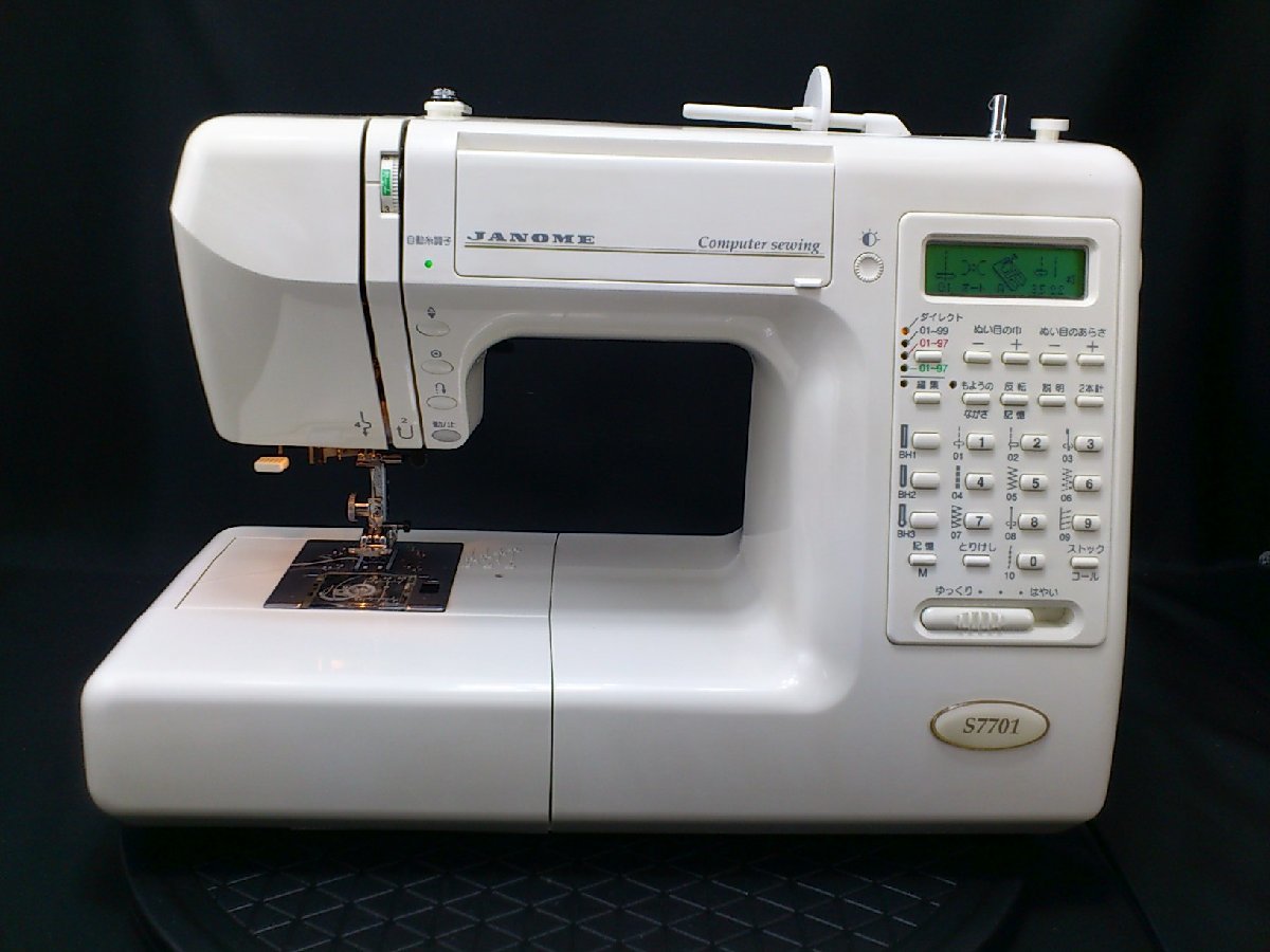 ノークレー ヤフオク! JANOME コンピュータミシン IJ501 - [極美品