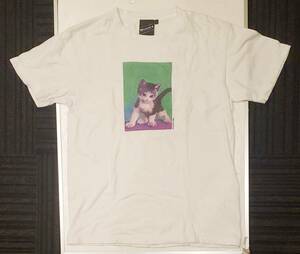  Beams T art cat T-shirt 