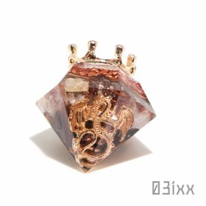 [03ixx]orugo Night diamond type Tiger I . eye stone rutile needle crystal Dragon dragon natural stone hand made [10 month birthstone ]