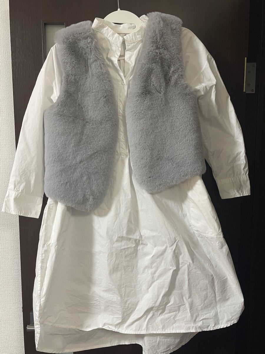 格安人気トップスHELMUT LANG】デザインファーベスト 美品 F - shop.biorenew.com.br