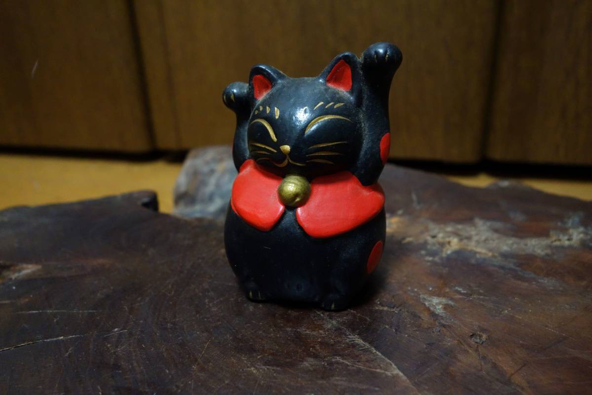 日本人気超絶の ブランドの 蝉丸「名古屋限定」招き猫 左手挙げ 値下げ