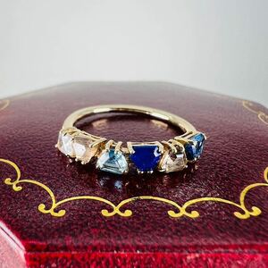  Agete multicolor ring 