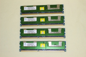 NANYAn 4GBメモリ 2Rx4 PC3-8500R-07-10-E1 4枚セット 代引き可