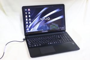 中古ノートパソコン SONY VAIO VJF151 Windows10 COREi5 4GB 500GB 15.5inchワイド HD テンキー付 Bluetooth・カメラ内蔵 OS有 代引き可