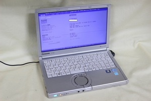 ジャンク品ノートパソコン Panasonic Let's note CF-NX1 Corei5 メモリ4GB HDD無 12.1inchワイド 起動確認済 代引き可