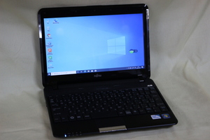  used laptop Fujitsu FMV LIFEBOOK PH540/1A Windows10 Genuine 2GB 320GB 11.6inch wide Bluetooth* camera built-in OS have cash on delivery possible 