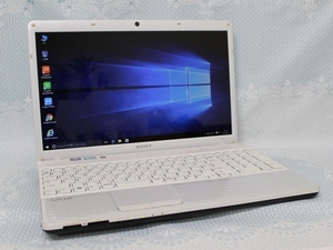 人気商品 テンキー付 Windows 10 済みSONY Eシリーズ VPCEH3AJ 15.5 型ワイド インテル 第２世代Core i3 プロセッサー メモリ4GB 320GB 無