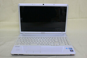 中古品 15.5型 SONY Vaio VPCEB2AFJ Core i5 メモリ 4GB HDD 500GB Bluetooth 4.0 WEBカメラ