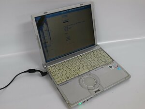 ジャンク品 ノートパソコン Panasonic Let's note CF-T8 Core 2Duo U9300 メモリ1GB HDD無 12.1型 