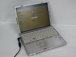 ジャンク品 ノートパソコン 12.1 型 Panasonic Let's note CF-T8 CF-T8EWNAAS Core 2 Duo メモリ2GB HDD無 起動確認済 代引き可