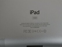 現状品 9.7インチ Apple iPad 2 Wi-Fiモデル A1395 16GB 起動確認済 代引可_画像10