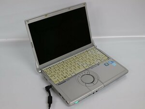 ジャンク品ノートパソコン 12.1inchワイド Panasonic Let's note CF-N9 Core i3 メモリ無 HDD無 部品取りにどうぞお得