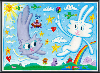 ールにてご ヤフオク! - ロドニー グリーンブラット アート 絵画 限定