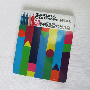  unused!#SAKURA Sakura Koo pi- pen sill 12 color eraser pencil sharpener 