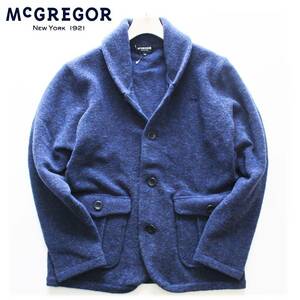 《McGREGOR マックレガー》新品 定価33,000円 ウール ブークレニットジャケット ゆったりM A6863