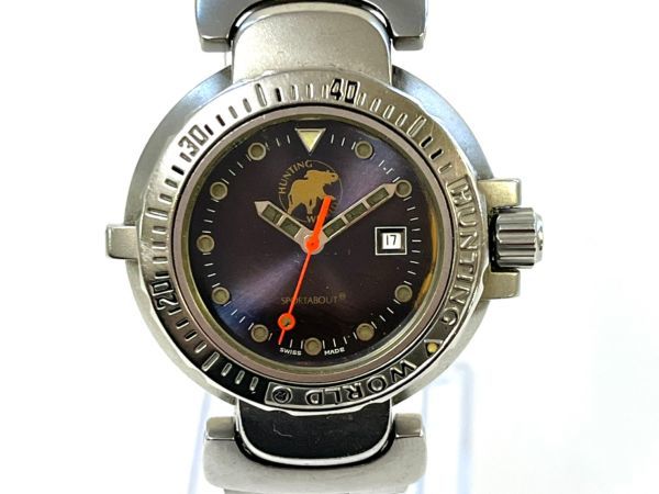 かじめご HUNTING 腕時計 - HW409Bの通販 by ブランディア｜ハンティングワールドならラクマ WORLD - ハンティングワールド  フェイス