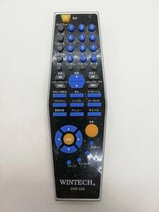 〈389）WINTECH (DVD-C25用) DVDプレーヤーリモコン