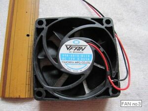 新古品 FAN VFAN VFA-6018-BL10 12V0.065A　FAN no.3