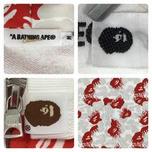 Fire camo パーカー Mサイズ a bathing ape bape full zip hoodie エイプ ベイプ アベイシングエイプ 迷彩 NIGO flame ファイヤーカモ t02_画像6