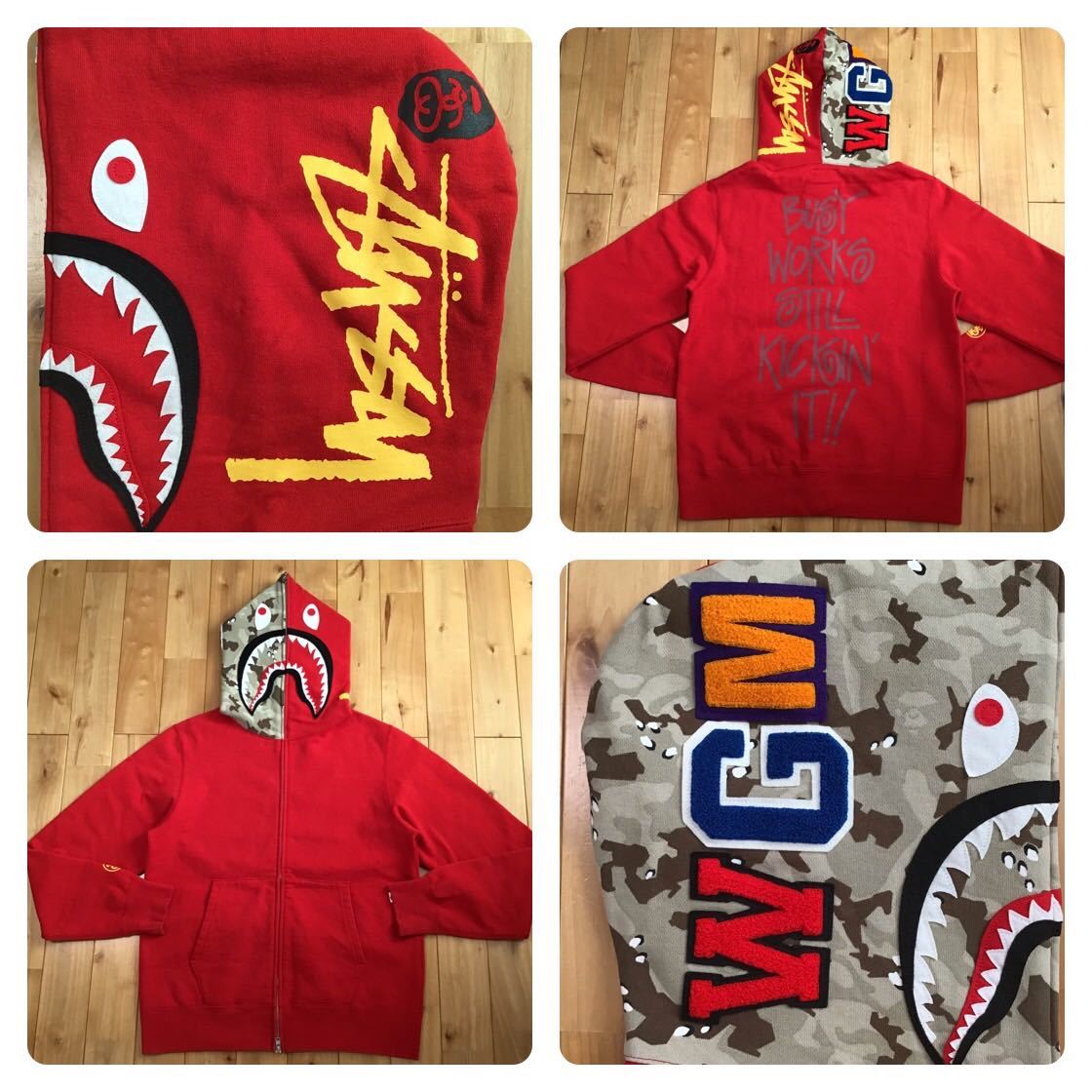 2023年最新】ヤフオク! -ape stussy パーカーの中古品・新品・未使用品一覧