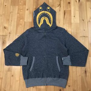 ★新品★ シャーク パーカー Mサイズ navy shark full zip hoodie a bathing ape bape エイプ ベイプ アベイシングエイプ m17751