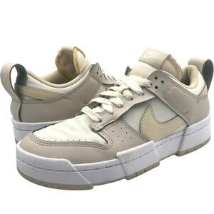 【即決】国内正規品 NIKE WMNS DUNK LOW DISRUPT ナイキ ダンク ロー ディスラプト セイル/パールホワイト/CK6654-103/27.5cm/殺菌洗浄済