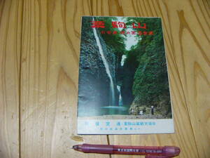 戦後 観光案内 パンフ 栗駒山 小安峡 秋の宮温泉郷/羽後交通 バス路線図