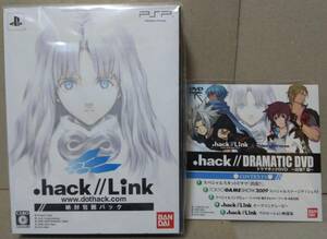新品未開封 PSP .hack//Link 絶対包囲パック + 予約特典DVD