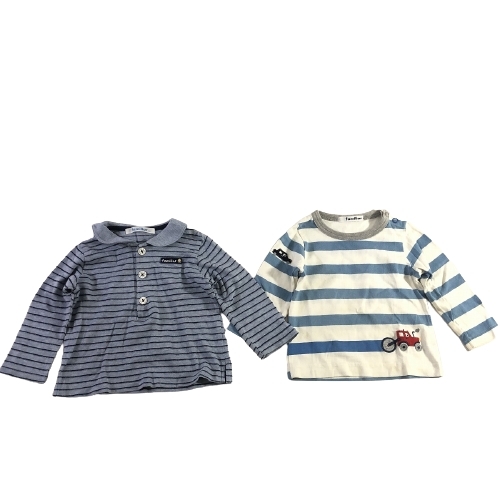 familiar ファミリア 80サイズ 長袖 カットソー 2点セット まとめ売り