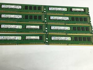 【中古パーツ】　サーバーメモリー　SAMAUNG　2GB 1R*8 PC3L-12800E-11-11-D1　2GBx8枚　計16GB　■Z022