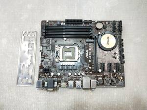 【中古パーツ】BIOS確認のみ、ASUS H97M-E マザーボード　LGA1150 ■MB1586