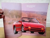 希少 80年代 1988年 輸出用 米国 アメリカ マツダ MAZDA サバンナRX-7 FC3S 前期 左ハンドル カタログ スポーツカー 旧車 当時物_画像4