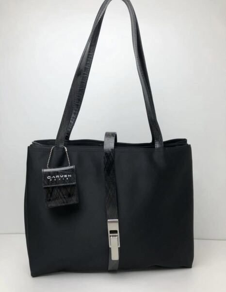 極美品 CARVEN カルヴェン ハンドバッグ ショルダーバッグ g015