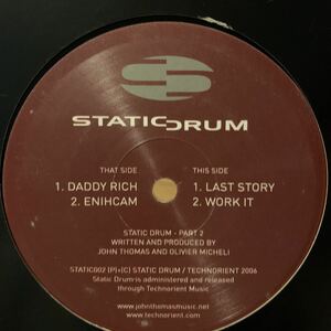 [ Static Drum - Part 2 - Static Drum STATIC 002 ] John Thomas