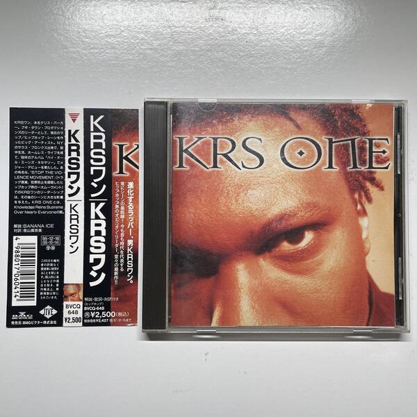 KRS ONE / CD 国内初盤 帯付 / dj premier gang starr ditc nas wu-tang clan tribe called quest nas lord finesse muro dev large