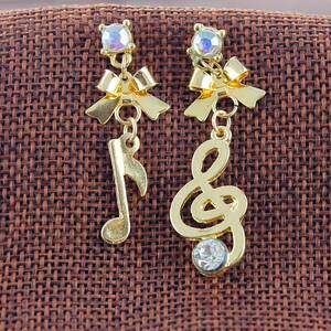  new goods Gothic and Lolita . series pretty sound .to sound symbol earrings music sound . music 