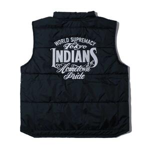  новый товар 22AW Tokyo индеец zTIMC Tokyo Indians Racing Vest Logo жилет черный L