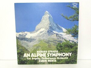 LP レコード RICHARD STRAUSS AN ALPINE SYMPHONY リヒャルト シュトラウス 【 E+ 】 D243J