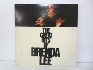 LP レコード 2枚組 BRENDA LEE ブレンダ リー THE GREAT HITS ザ グレート ヒッツ 【 E+ 】 D507N