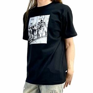 新品 ゴーストバスターズ 幽霊退治 80年代 映画ワンシーン 円陣 団結 Tシャツ S M L XL ビッグ オーバーサイズ XXL~5XL ロンT パーカー 可