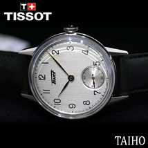 新品 Tissot ティソ 正規品 腕時計 HERITAGE ヘリテージ レザーストラップ サファイアクリスタル シンプル ブラック メンズ T1194051603700_画像4