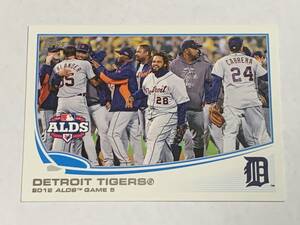 JUSTIN VERLANDER MIGUEL CABRERA PRINCE FIELDER 2013 TOPPS SERIES 1 2012 ALDS GAME 5 #42 METS TIGERS ASTROS 即決