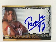 フライングキッド市原　自筆サインカード　autograph FMW 2001 BANDAI_画像1