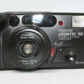 【1円 売り切り】 KYOCERA ZOOMTEC 90 京セラ コンパクトフィルムカメラ #186の画像3