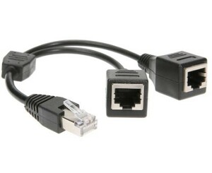 RJ45ネットワークスプリッタアダプタケーブル