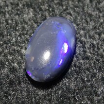 【特価品】天然ブラックオパール ルース 約1.5ct クリスタルネオン ライトニングリッジ産 品番:2210143_画像5