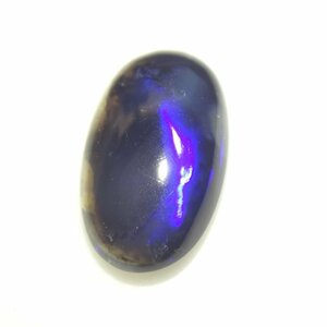 【特価品】天然ブラックオパール ルース 約1.5ct クリスタルネオン ライトニングリッジ産 品番:2210143