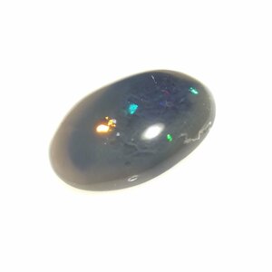 【特価品】天然ブラックオパール ルース 約0.5ct マジカル遊色 ライトニングリッジ産 品番:2210211