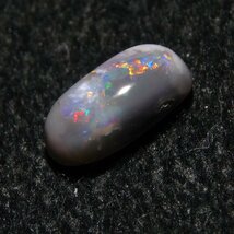 【特価品】天然ブラックオパール ルース 約1.4ct 七色 美品 ライトニングリッジ産 品番:2210217_画像1