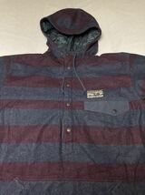 ◆ patagonia ◆ パタゴニア RECLAIMED WOOL SNAP T PULLOVER BORDER フーディー リクレイムド ウール スナップT プルオーバージャケット L_画像4